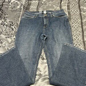 Jones, New York flare stretch jeans, size 8, very good condition